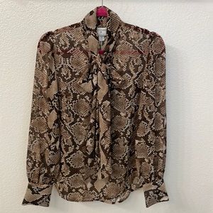 Altuzarra x Target snakeskin blouse